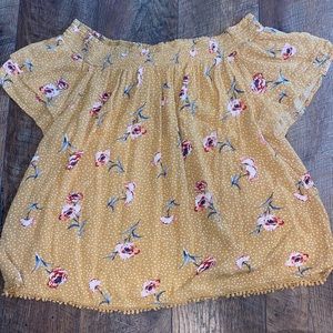 off the shoulder top